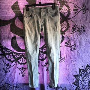 Blue jeans with design